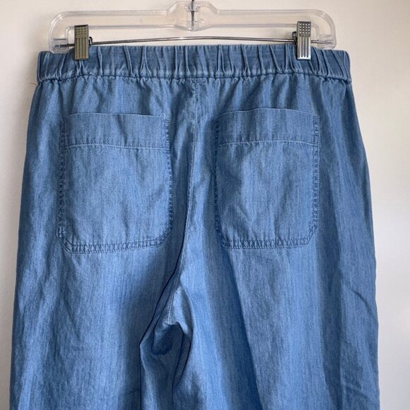 Talbots Light Blue Cropped Pants - Picture 6 of 13